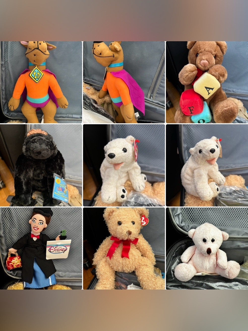 Collection of Plush Stuffed Animals and Toys-price of Each